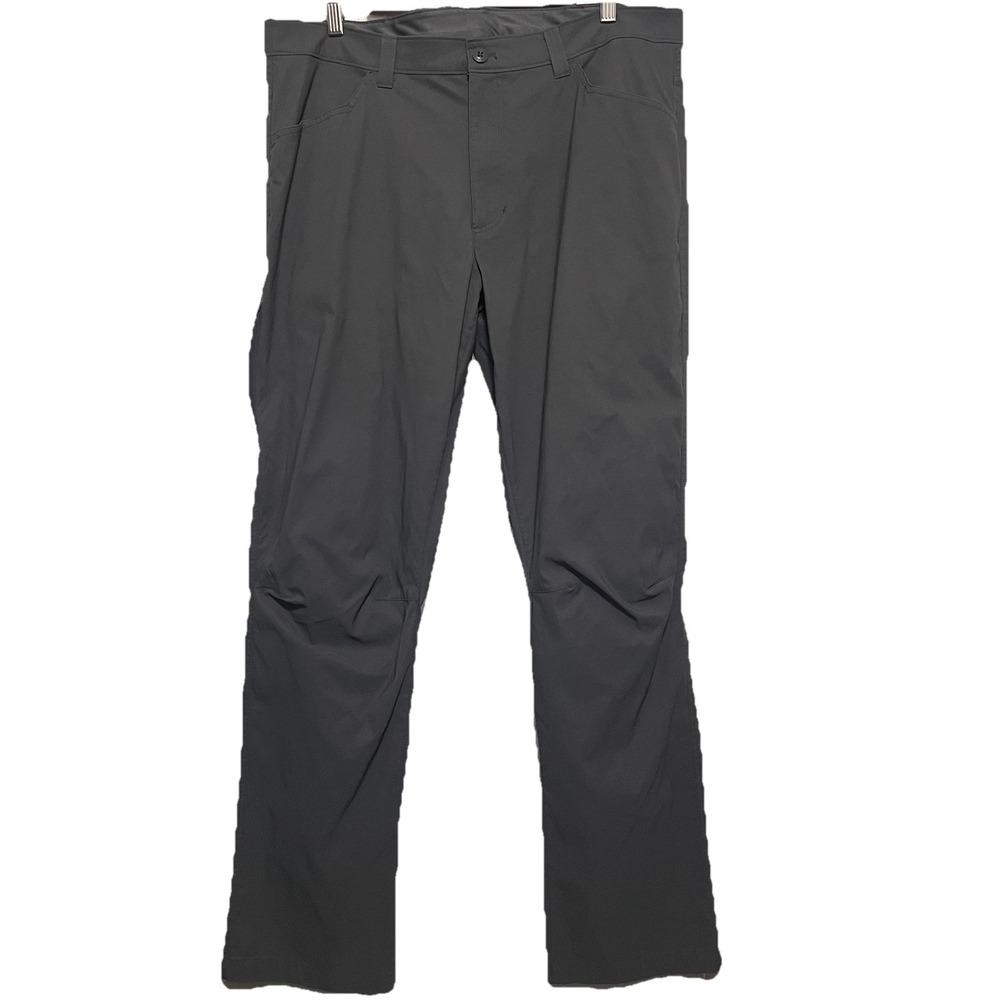 Eddie Bauer Tech Pants Mens 38x34 Dark Gray Hiking Outdoor Lightweight Gorpcore